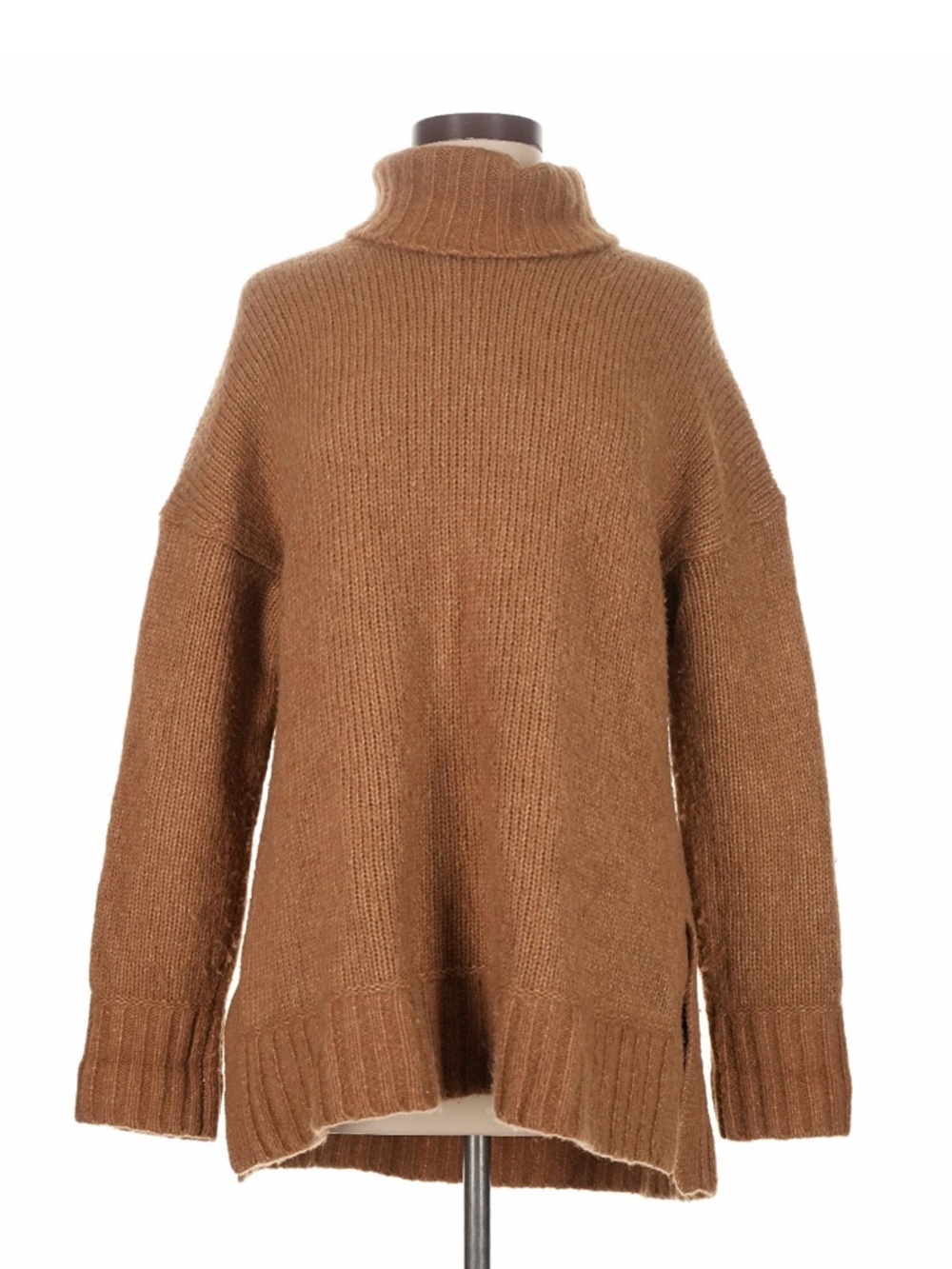 Everlane Camel Brown Turtleneck Sweater